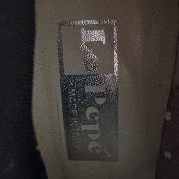 Le Pepe Suede Leather Heeled Ankle Bootie Boots Size 40 Tan - Picture 9 of 12